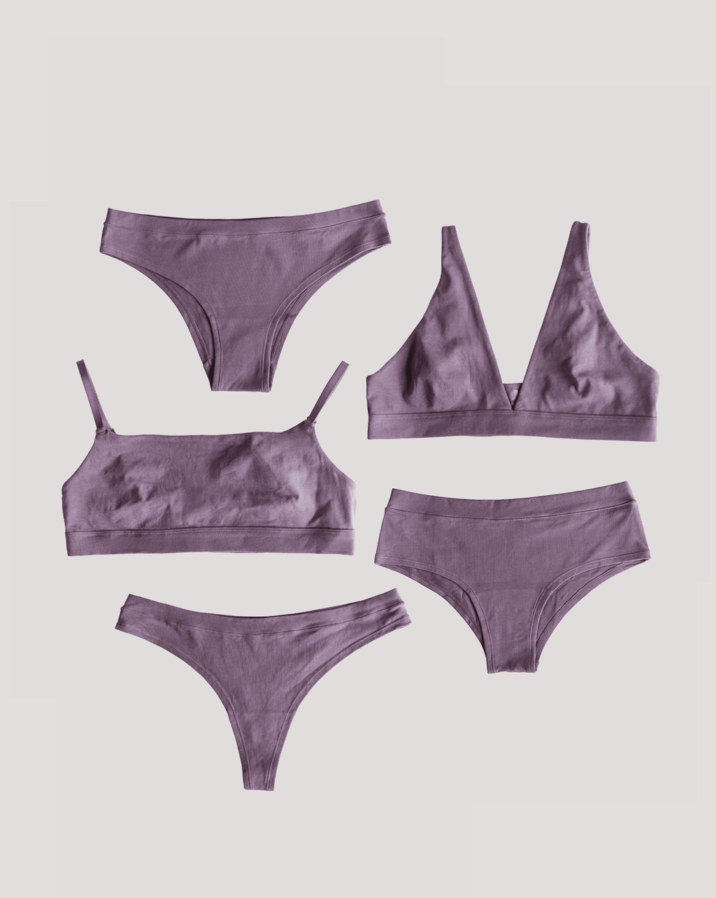 SET ESENCIALES RIA MALVA - Algodón Orgánico - Ria Underwear