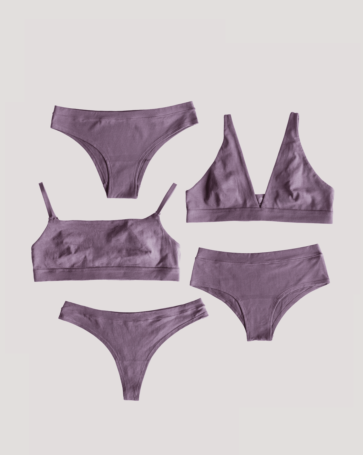 SET ESENCIALES RIA MALVA - Algodón Orgánico - Ria Underwear